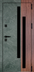 Входная дверь PORTA R-2 104.П61 Антик Серебро/Венге